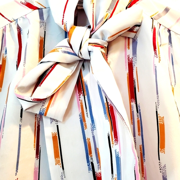 Vintage Lucky Winner Bow Tie Button Up Artistry - Picture 2 of 8